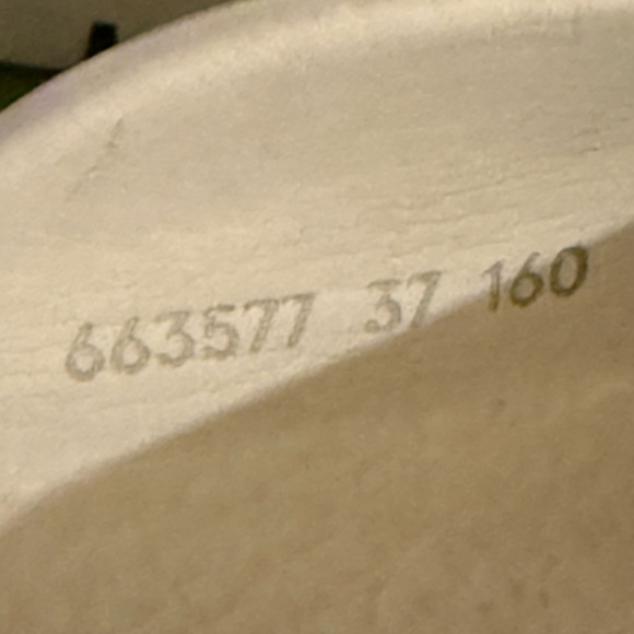 Gucci Cream Perforated GG Platform Clog Mules - Picture 8 of 8